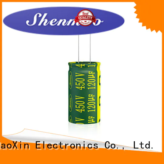 Shenmao radial type capacitor bulk production for coupling