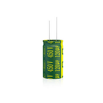 Low impedance radial type capacitor LRJ Series