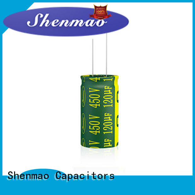 Shenmao radial can capacitor bulk production for tuning