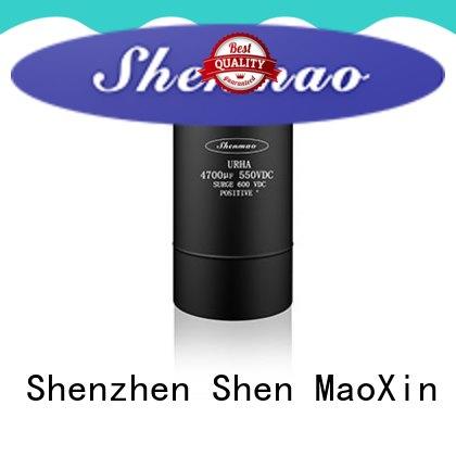 Shenmao Screw Terminal Aluminum Electrolytic Capacitor supplier for tuning