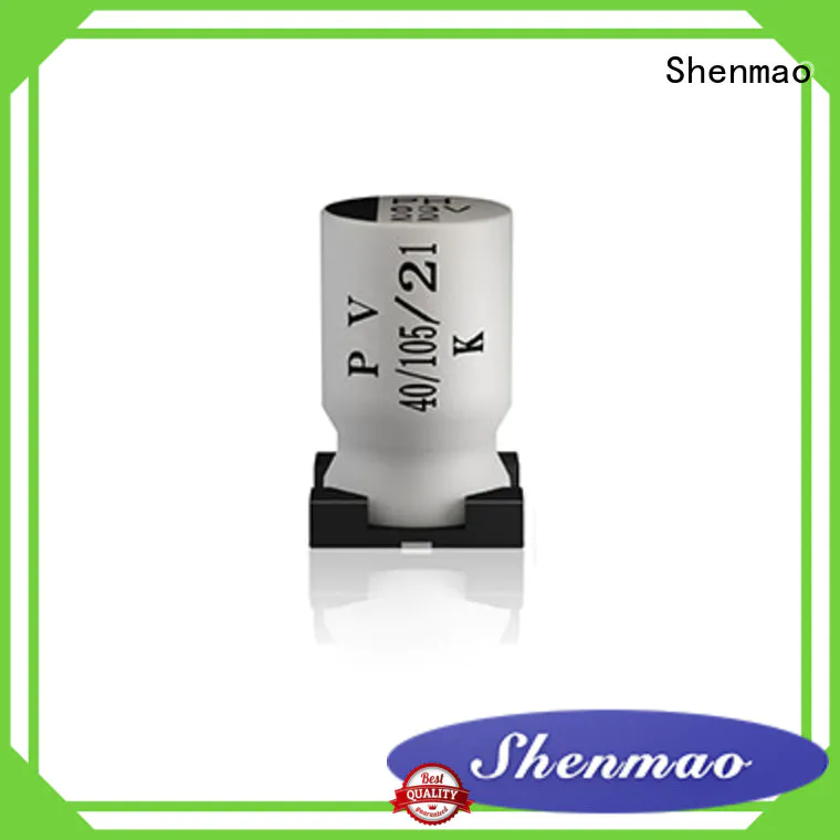 Shenmao 220uf smd capacitor overseas market for filter