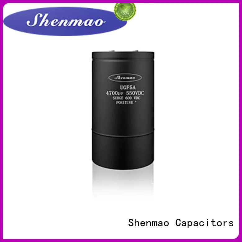 Screw Terminal Aluminum Electrolytic Capacitor overseas market for filter Shenmao