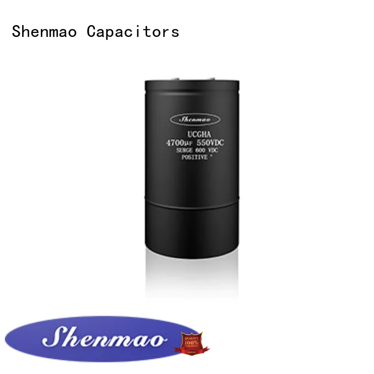 Shenmao good to use aluminum capacitor manufacturers overseas market for rectification