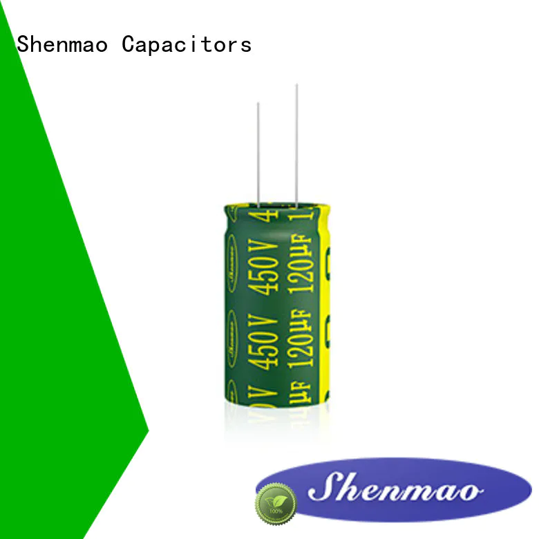 Shenmao durable radial lead capacitor bulk production for tuning