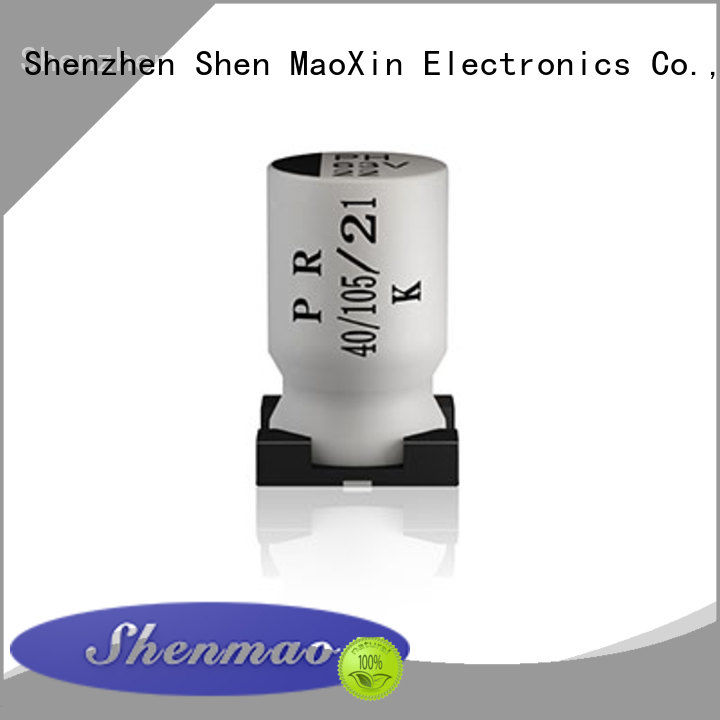 Shenmao advanced technology 220uf smd capacitor overseas market for temperature compensation