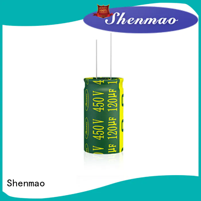 Shenmao durable 1000uf 25v radial electrolytic capacitor supplier for filter