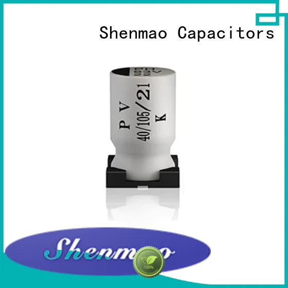 Shenmao 100uf smd capacitor oem service for tuning