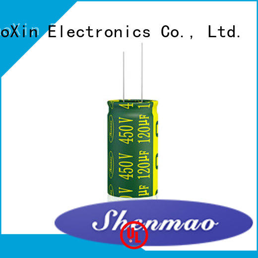 Shenmao quality-reliable radial lead capacitor overseas market for energy storage