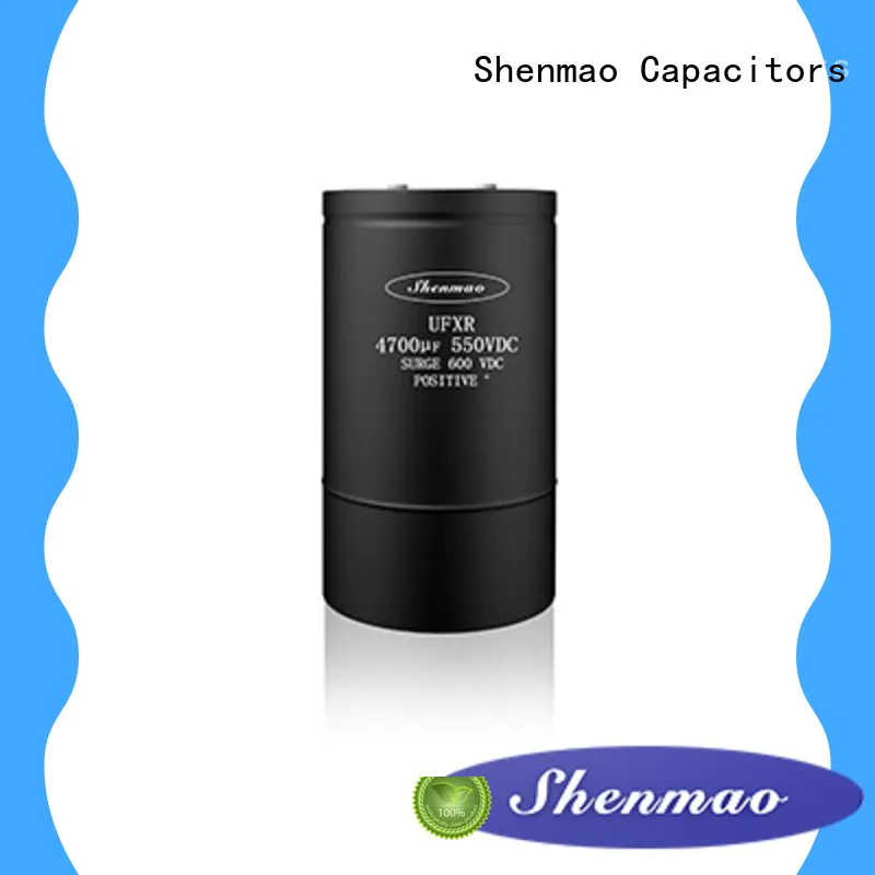 Shenmao stable screw type capacitor overseas market for filter