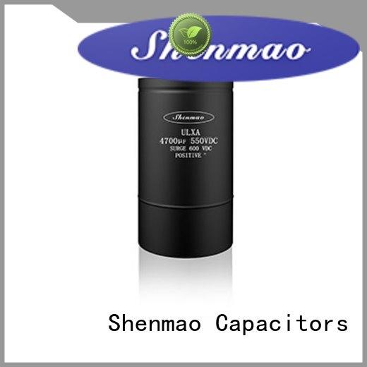 Shenmao aluminum capacitor manufacturers overseas market for DC blocking
