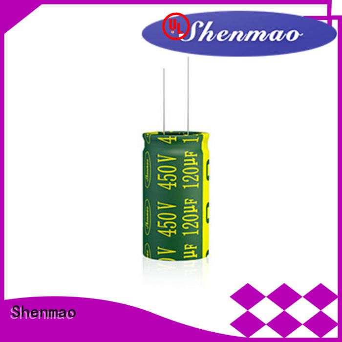 Shenmao durable radial electrolytic capacitor vendor for filter
