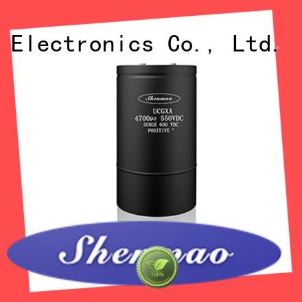 Shenmao professional polymer electrolytic capacitor owner for DC blocking
