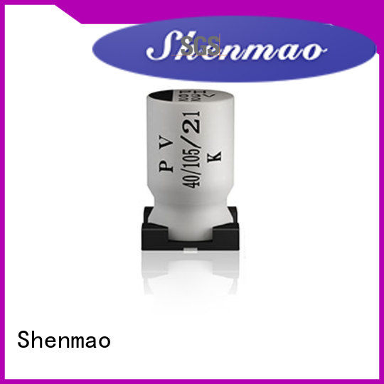 Shenmao stable smd electrolytic capacitor bulk production for filter