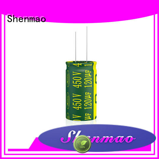 Shenmao radial can capacitor bulk production for energy storage