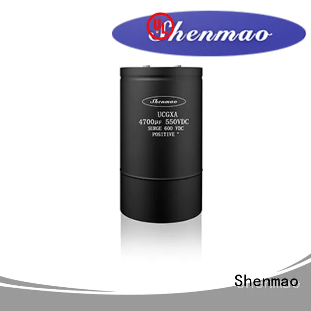 Shenmao professional Screw Terminal Aluminum Electrolytic Capacitor overseas market for energy storage