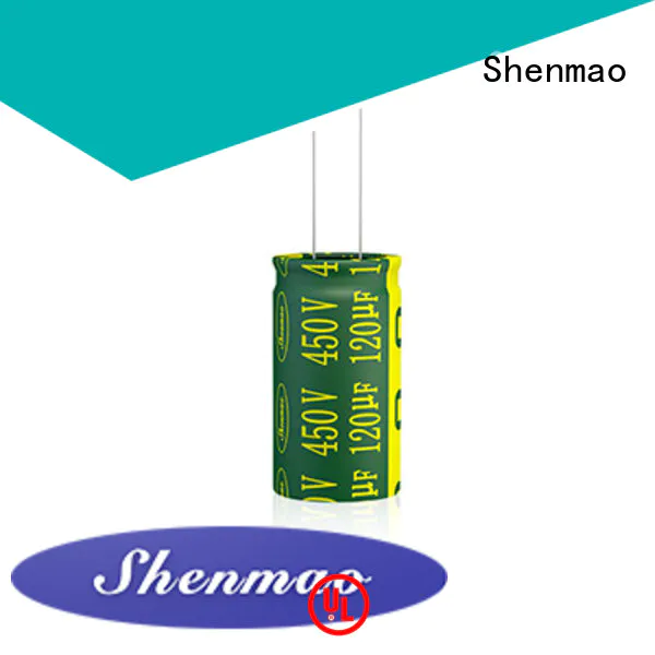 Shenmao 10uf 450v radial electrolytic capacitor overseas market for filter