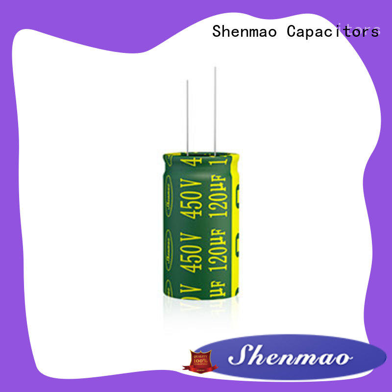 Shenmao 1000uf 450v radial electrolytic capacitors marketing for temperature compensation