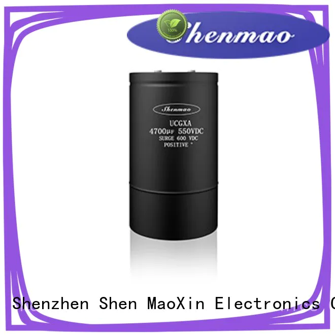 Shenmao energy-saving screw terminal capacitor marketing for DC blocking
