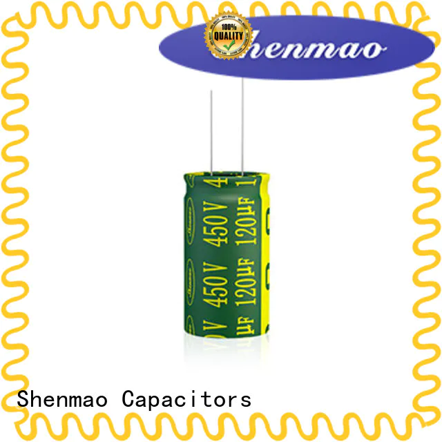 Shenmao durable radial aluminum electrolytic capacitors supplier for timing