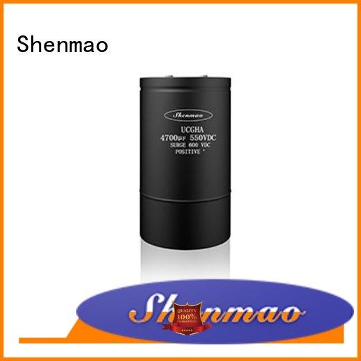 Shenmao screw terminal electrolytic capacitor vendor for rectification