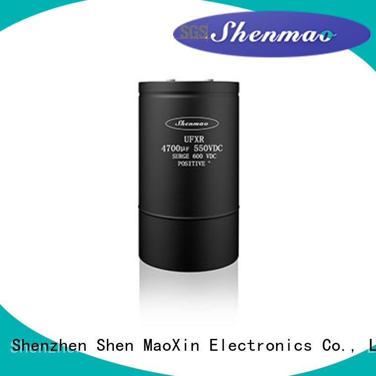 Shenmao screw type capacitor bulk production for timing