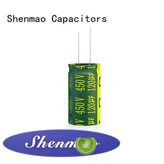Shenmao 10uf 450v radial electrolytic capacitor marketing for temperature compensation