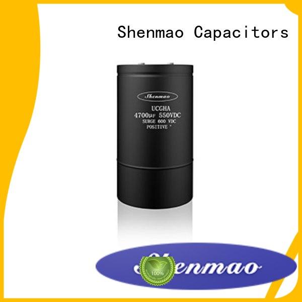 Shenmao stable screw terminal capacitor bulk production for filter