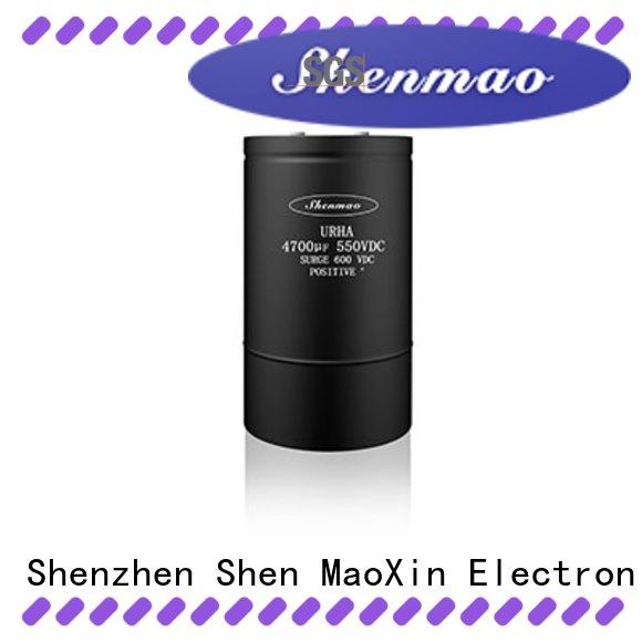 Shenmao stable polymer electrolytic capacitor oem service for DC blocking