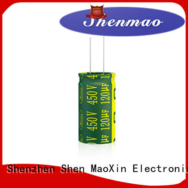 Shenmao 470uf 250v radial electrolytic capacitor bulk production for rectification