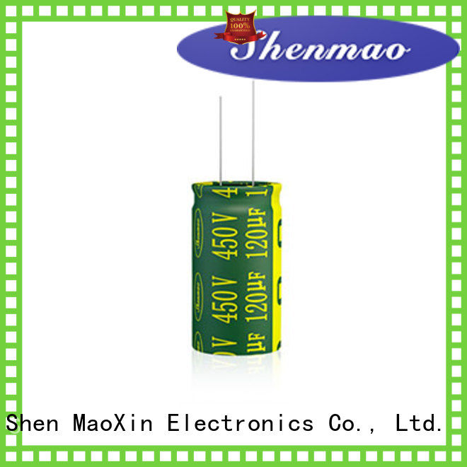 Shenmao easy to use high quality electrolytic capacitors for filter