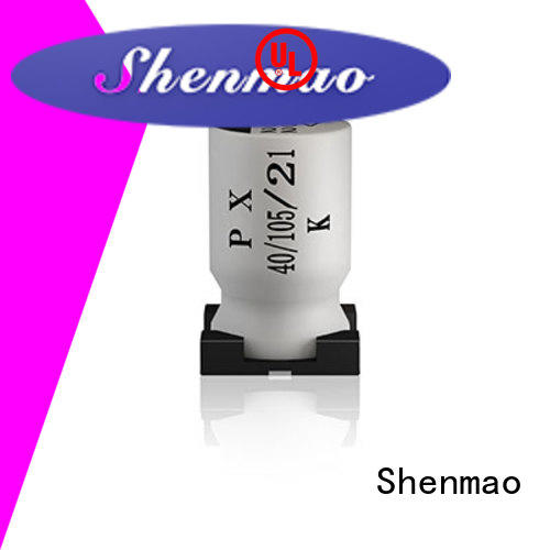 Shenmao competitive price surface mount electrolytic capacitor bulk production for tuning