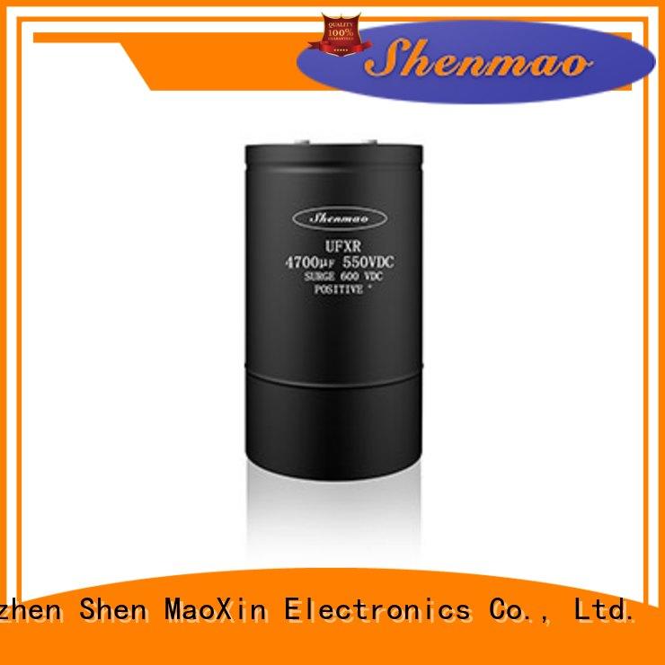 Shenmao low esr aluminum electrolytic capacitors overseas market for timing