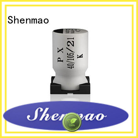 Shenmao surface mount electrolytic capacitor marketing for filter