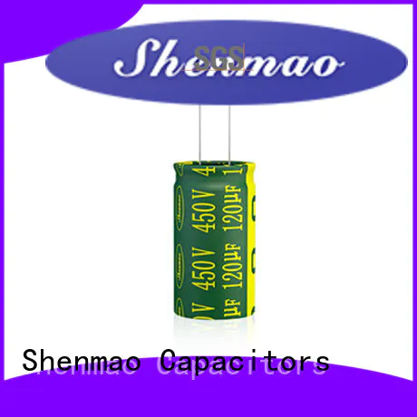 Shenmao radial capacitors marketing for DC blocking