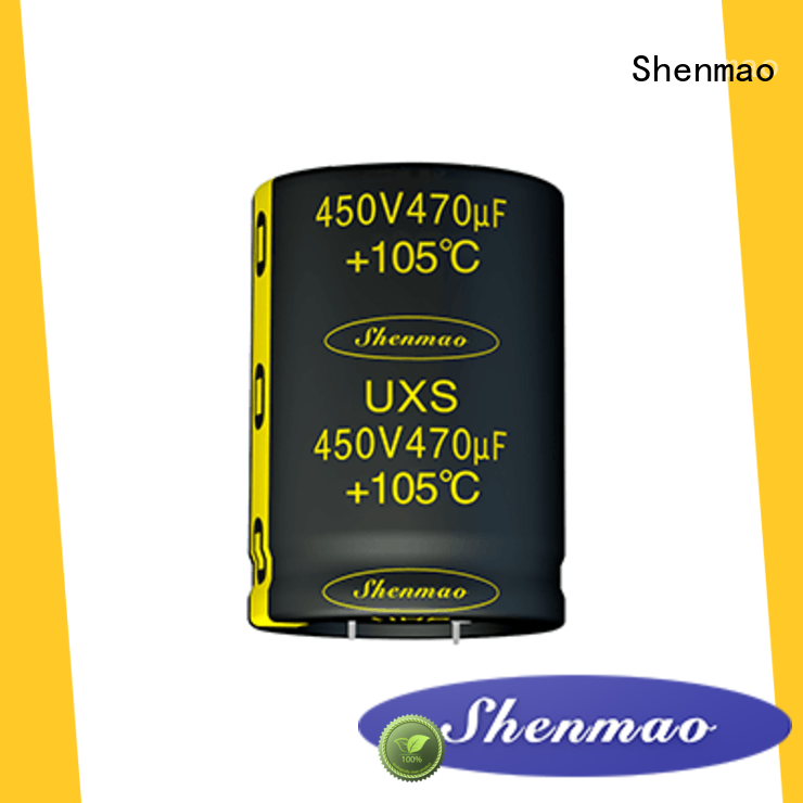 Shenmao snap in capacitor mount overseas market for filter