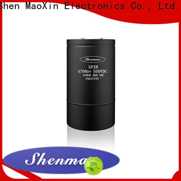 Shenmao good to use Screw Terminal Aluminum Electrolytic Capacitor owner for coupling