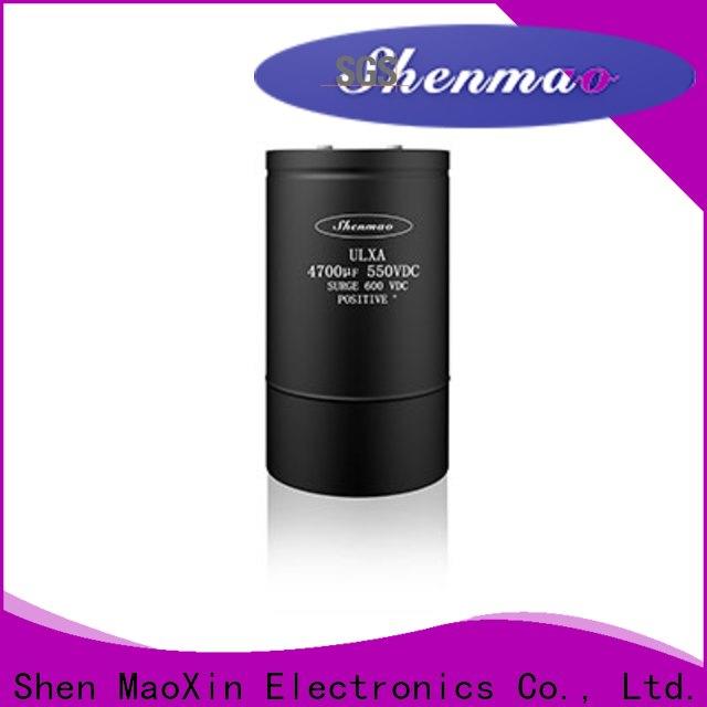 Shenmao professional screw terminal electrolytic capacitor supplier for rectification