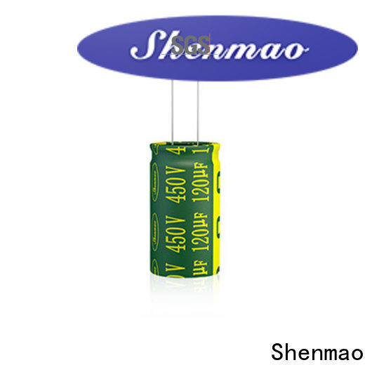 Shenmao quality-reliable 10uf 450v radial electrolytic capacitor supplier for rectification