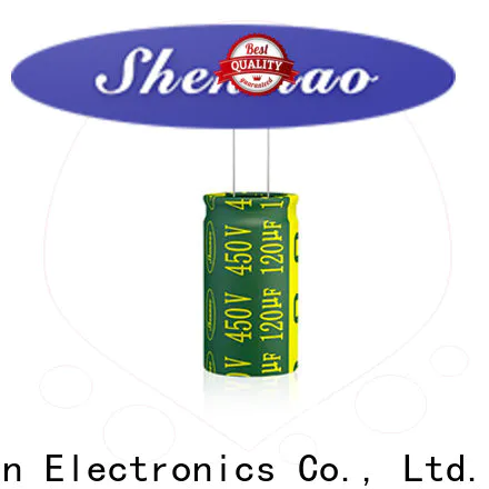 Shenmao easy to use Radial Aluminum Electrolytic Capacitor overseas market for coupling