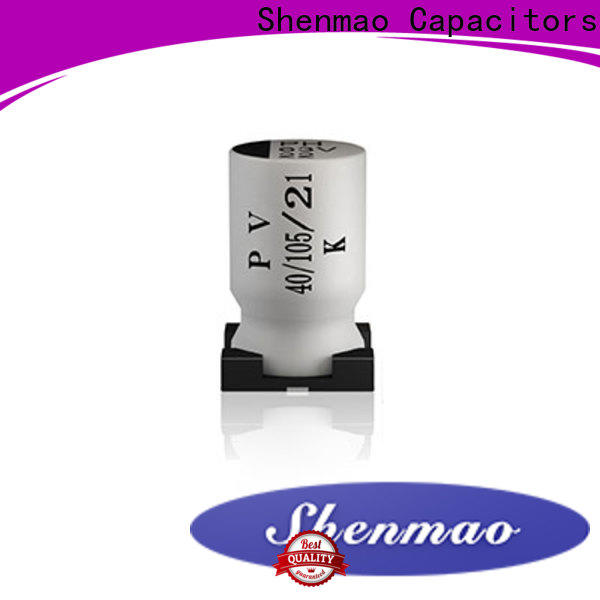 Shenmao surface mount electrolytic capacitor marketing for temperature compensation