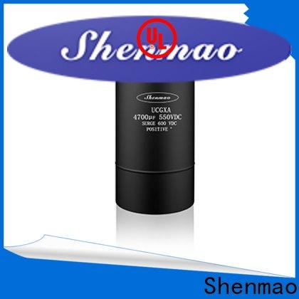 Shenmao stable aluminum capacitor manufacturers overseas market for filter