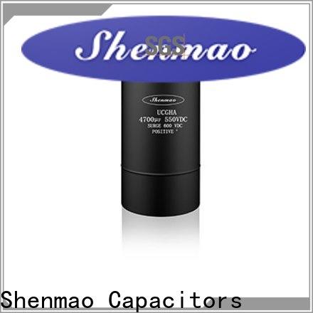 Shenmao competitive price screw type capacitor overseas market for energy storage