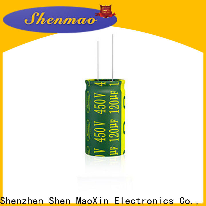 Shenmao 10uf 450v radial electrolytic capacitor vendor for rectification