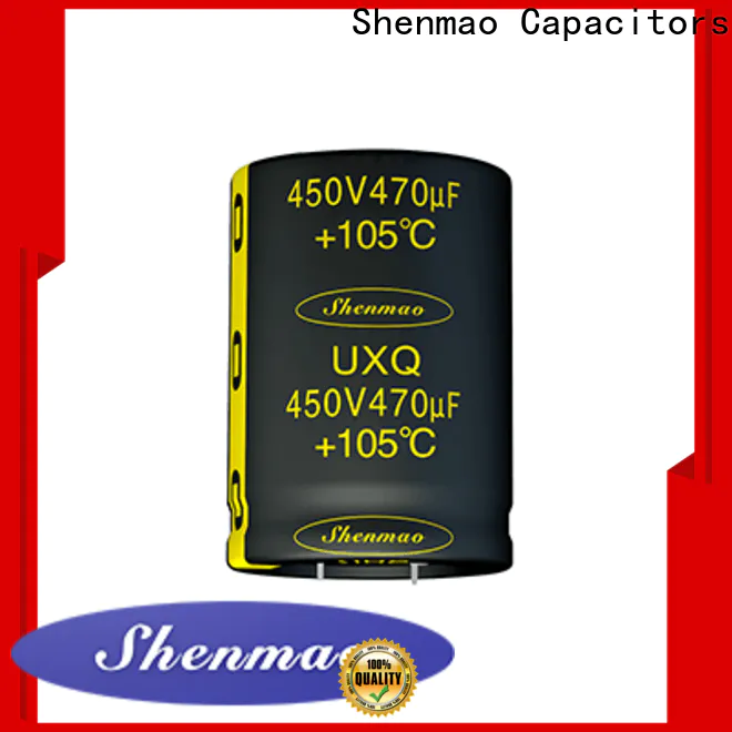 Shenmao snap-in capacitors bulk production for coupling