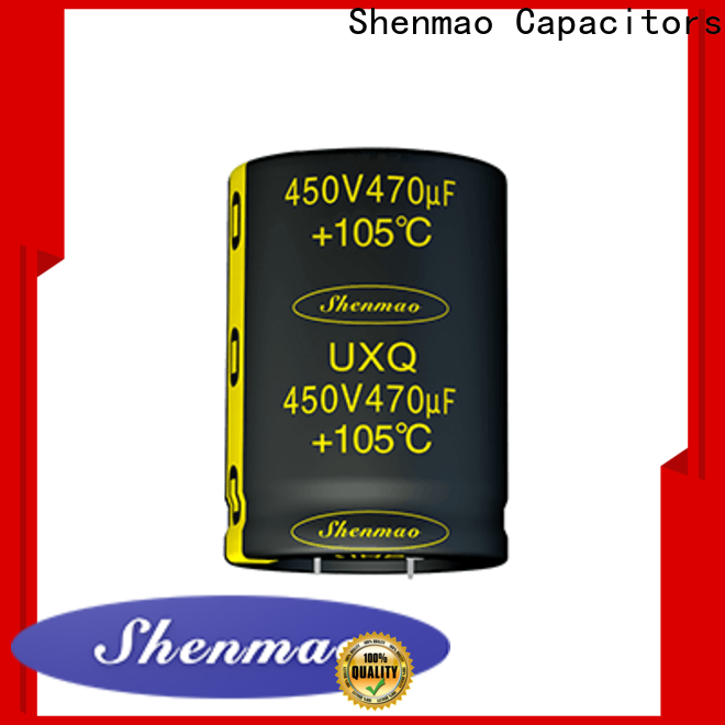 Shenmao snap-in capacitors bulk production for coupling