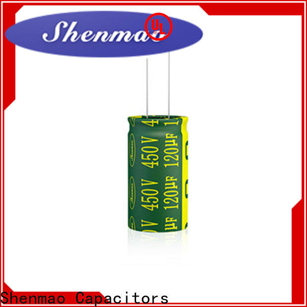 Shenmao stable 10uf 450v radial electrolytic capacitor overseas market for filter