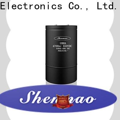 Shenmao stable screw terminal capacitors overseas market for tuning