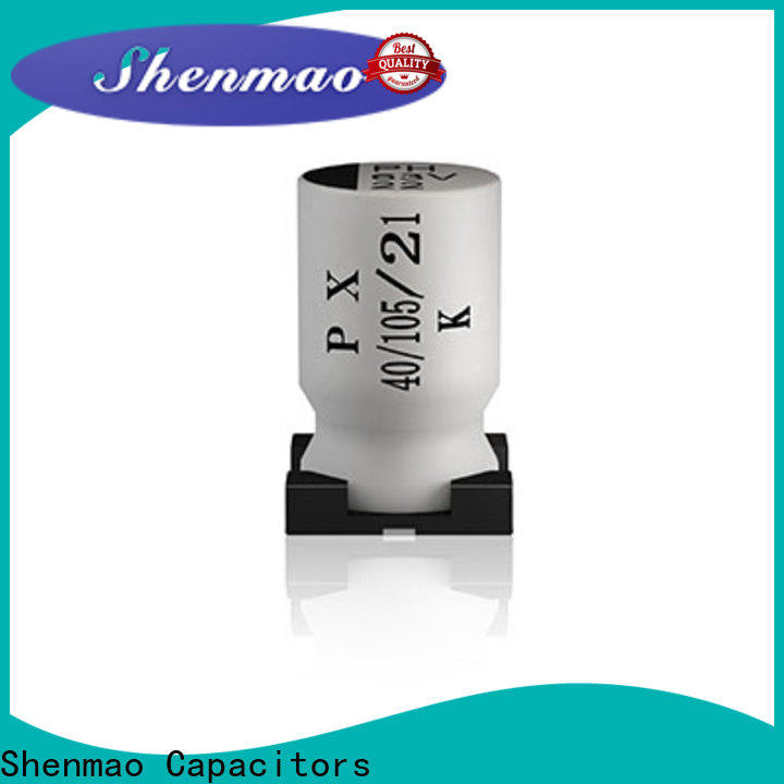Shenmao 100uf smd capacitor supplier for rectification
