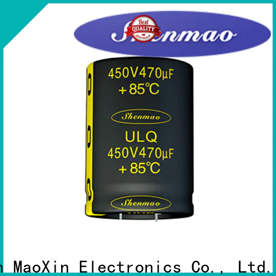 Shenmao snap in electrolytic capacitors marketing for filter