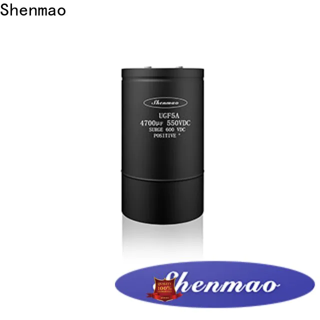 Shenmao energy-saving screw type capacitor oem service for rectification
